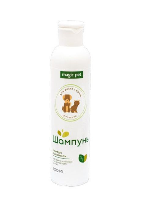 Шампунь MagicPet з екстрактом березового дьогтю та лугових трав, лікувальний, для собак та котів, 200мл (4820206980052) Magic Pet (355021904)