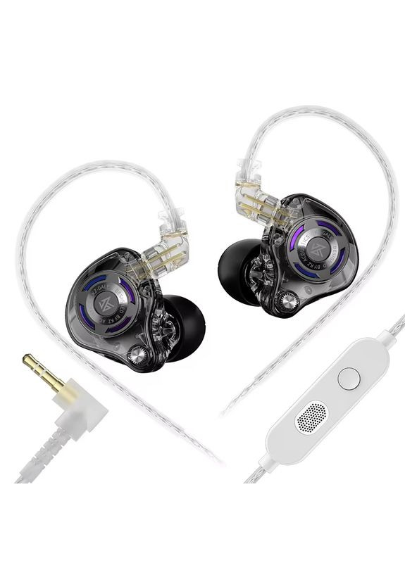 Наушники KZ Gale с микрофоном black Knowledge Zenith (363831727)