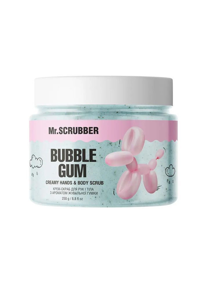 Крем-скраб для рук і тіла з ароматом жувальної гумки Mr.Scrubber Bubble Gum, 250 г Mr. Scrubber (365842520)