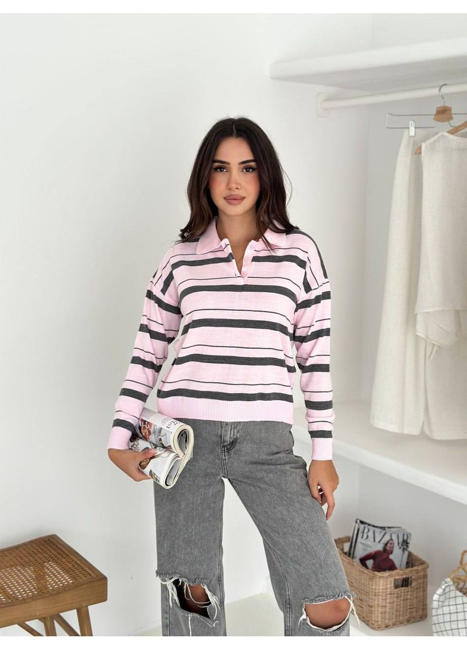 Лонгслів поло в'язаний — універсальний розмір, Туреччина (особливості в описі) Vione (367076327)