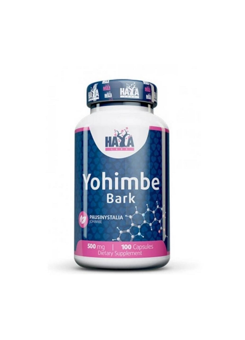 Стимулятор тестостерону Yohimbe Bark 500 mg, 100 капсул Haya Labs (293481726)