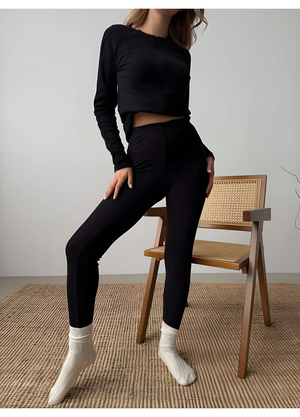 Женское теплое термобелье теплый зимний термокомплект моко зима осень моко Україна (366869009)