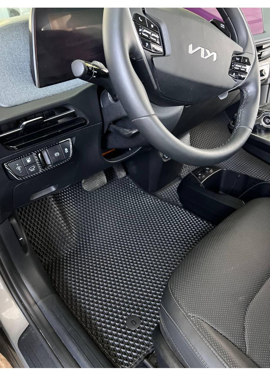 EVA килимки в салон EV6 2021-2025, модельні килимки для салону киа ев6 Kia (360846749)