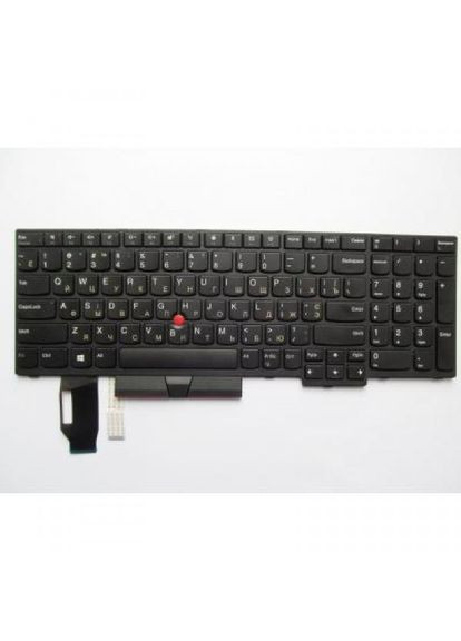 Клавіатура ноутбука (A46072) Lenovo thinkpad e580/l580/t590 черная с черной,трек (275092536)