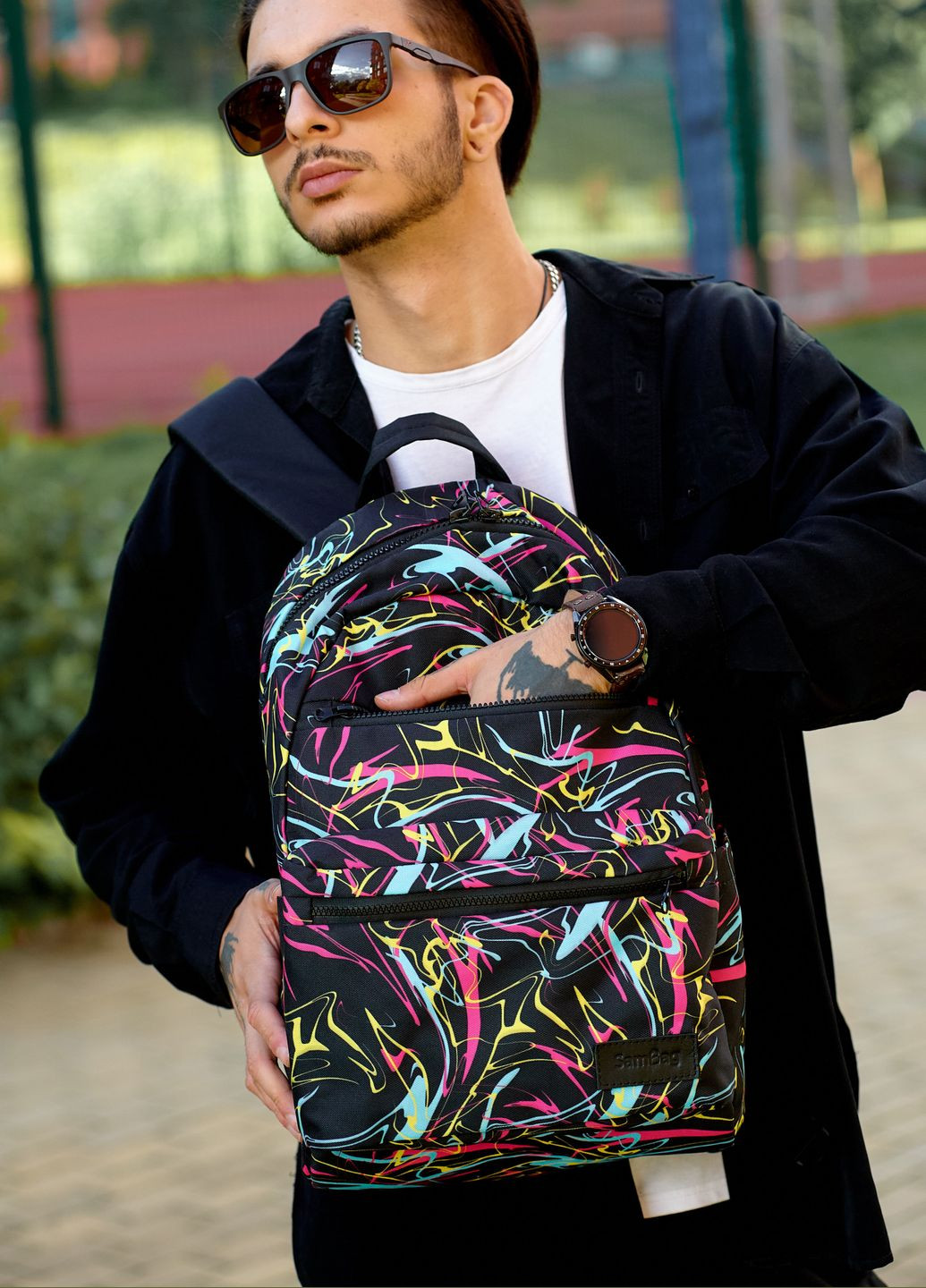 Рюкзак Zard LKT принт ABSTRACT Sambag (324985727)