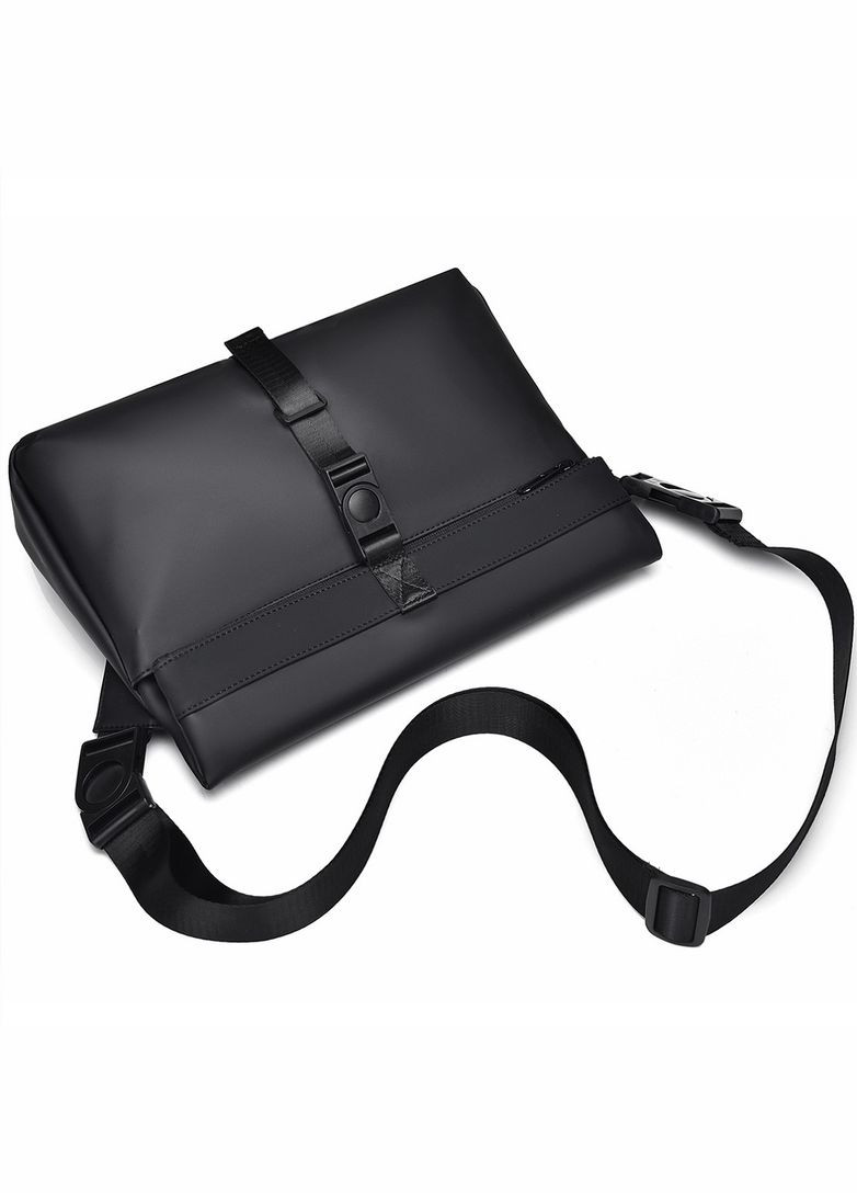 Черный горизонтальний текстильний мессенджер RoyalBag ATN02-BBL2185A (297983856)