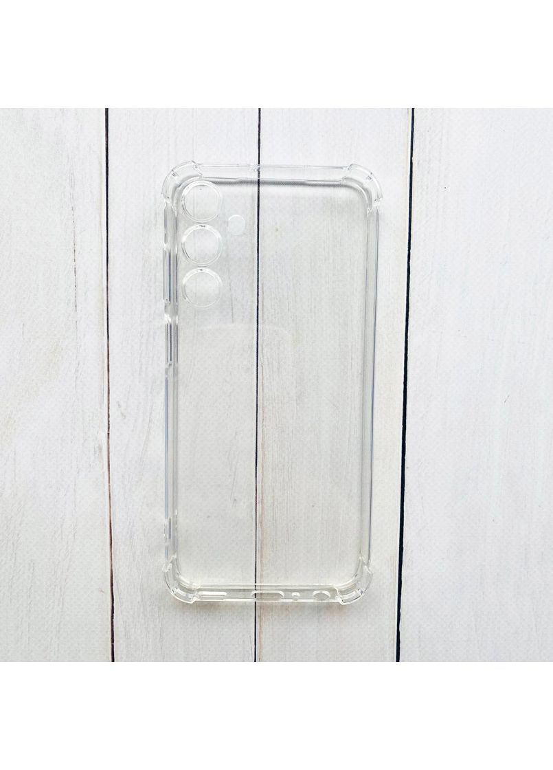 Прозорий силіконовий чохол з потовщеними кутами на Samsung Galaxy A25 (A256) Creative (360686659)