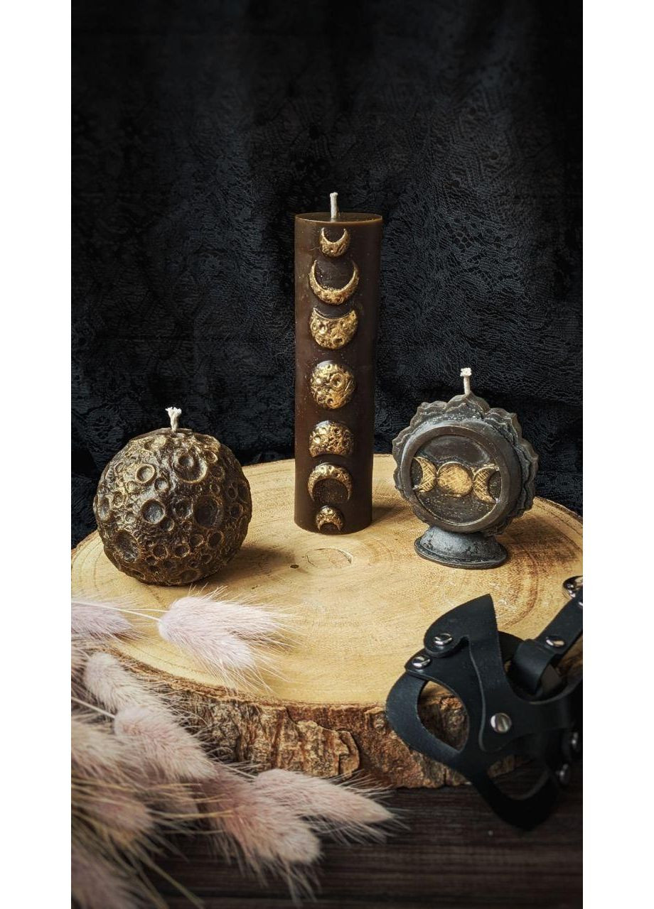 Свеча восковая Фазы луны No Brand (352777830)