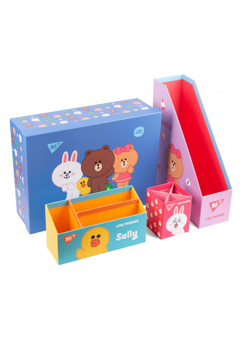 Органайзер настільний Line Friends 450104 4 предмети Yes (364502396)