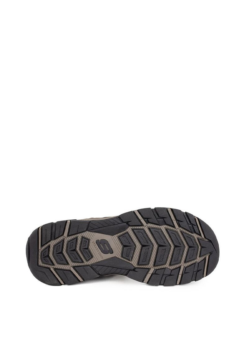 мужские сандалии 204105-choc коричневый штуч. кожа Skechers