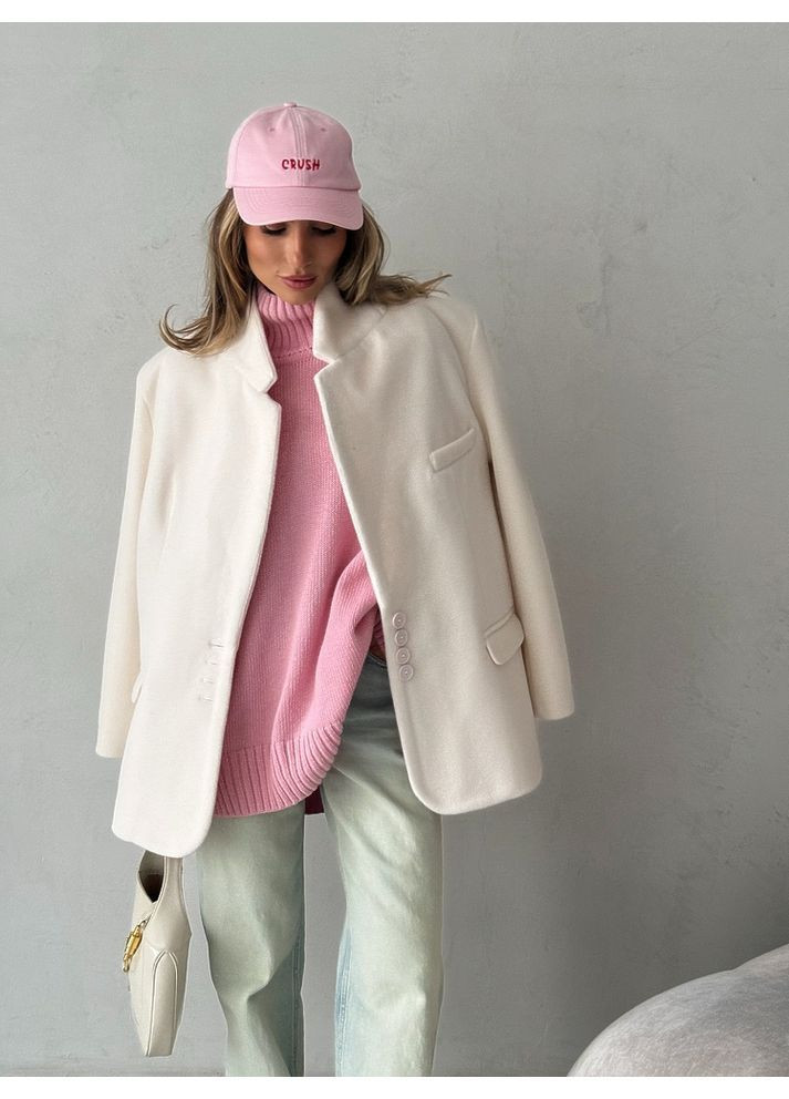 Молочное Полупальто SPRING цвет молоко milirud