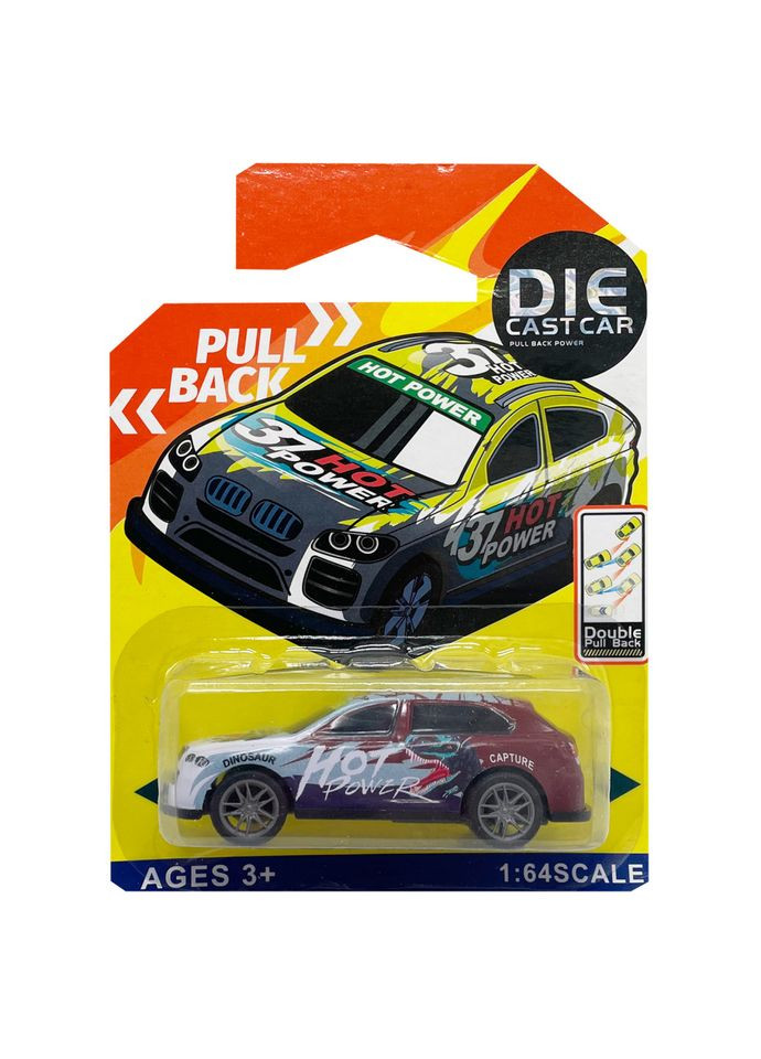 Дитяча ігрова металева машинка "Hot Power" CS101-2 8,5*3,5*3см, масштаб 1:64 No Brand (314807815)