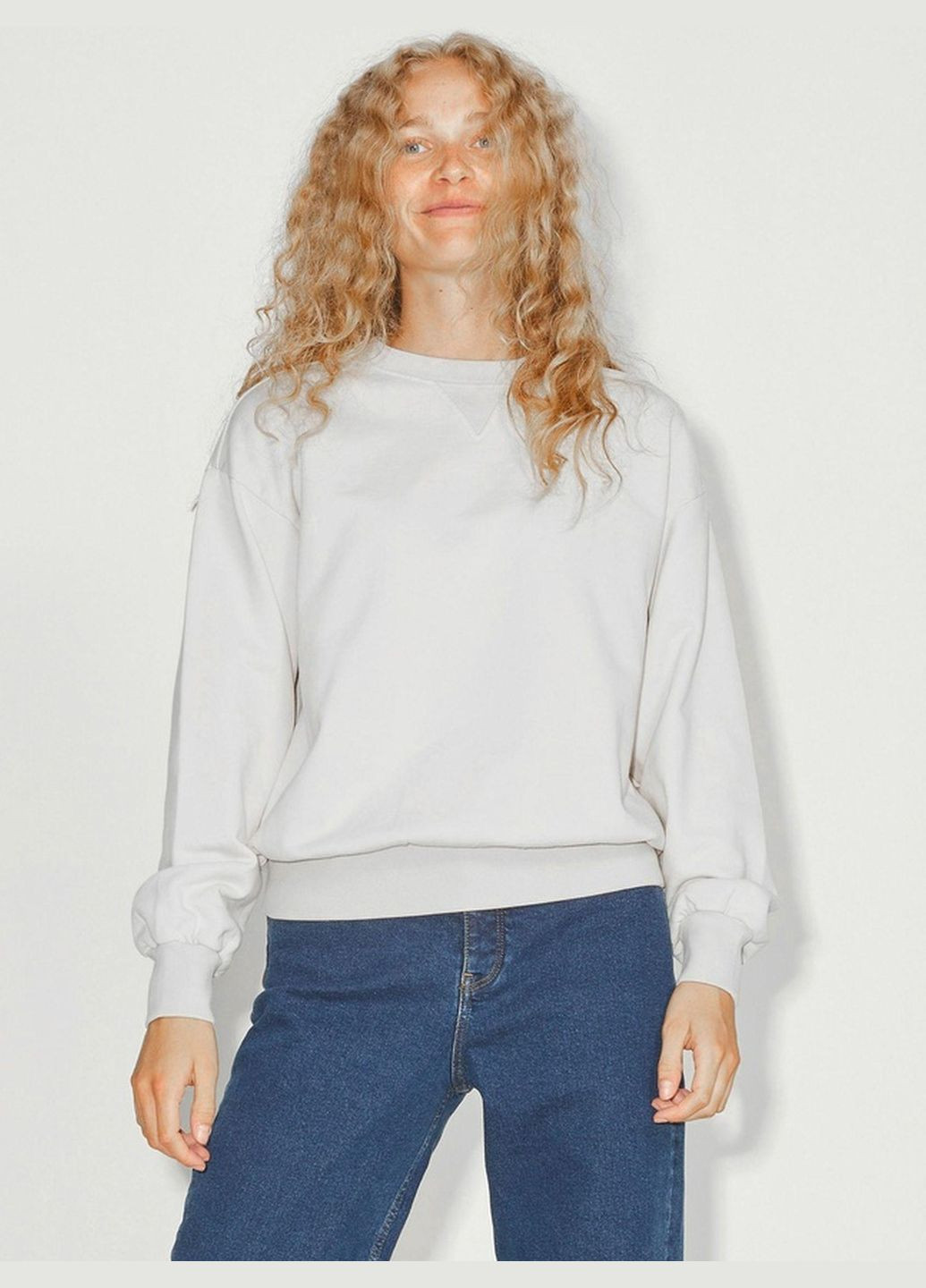 Бежевий світшот демісезон,бежевий з принтом,jjxx Jack & Jones (317041838)