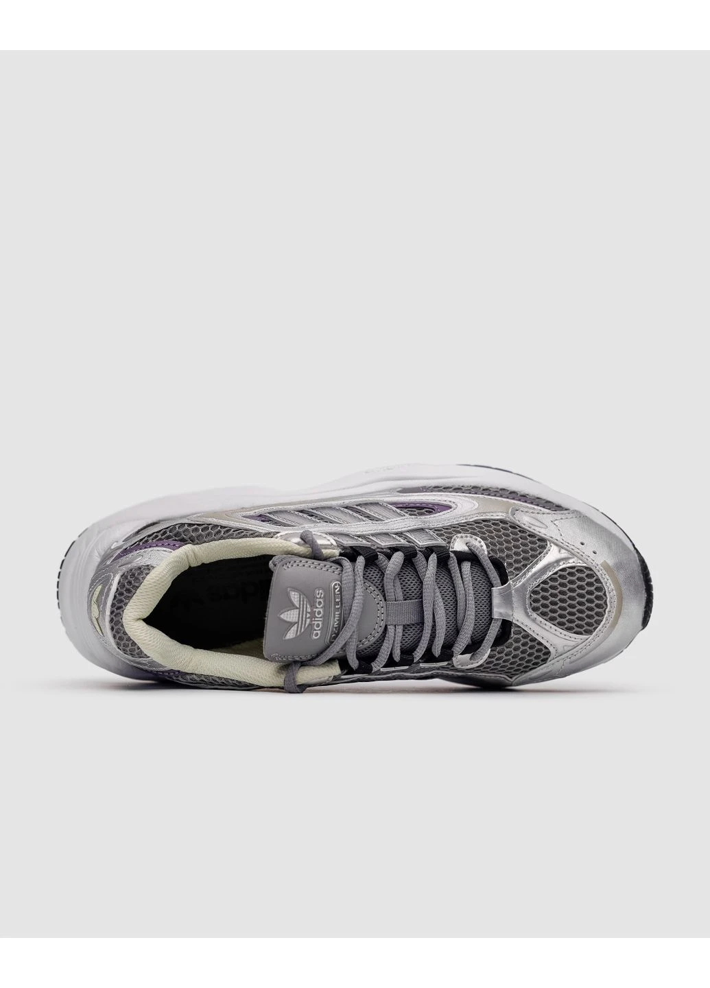 КРОССОВКИ ЖЕНСКИЕ ADIDAS OZMILLEN GREY SHADOW VIOLET АДИДАС ОЗМИЛЕН СЕРЫЕ No Brand серые демисезоны (392032758)