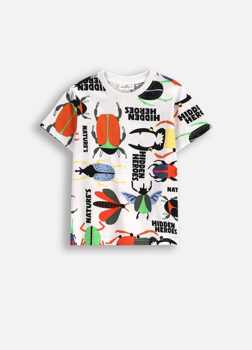 Белая демисезонная футболка Coccodrillo