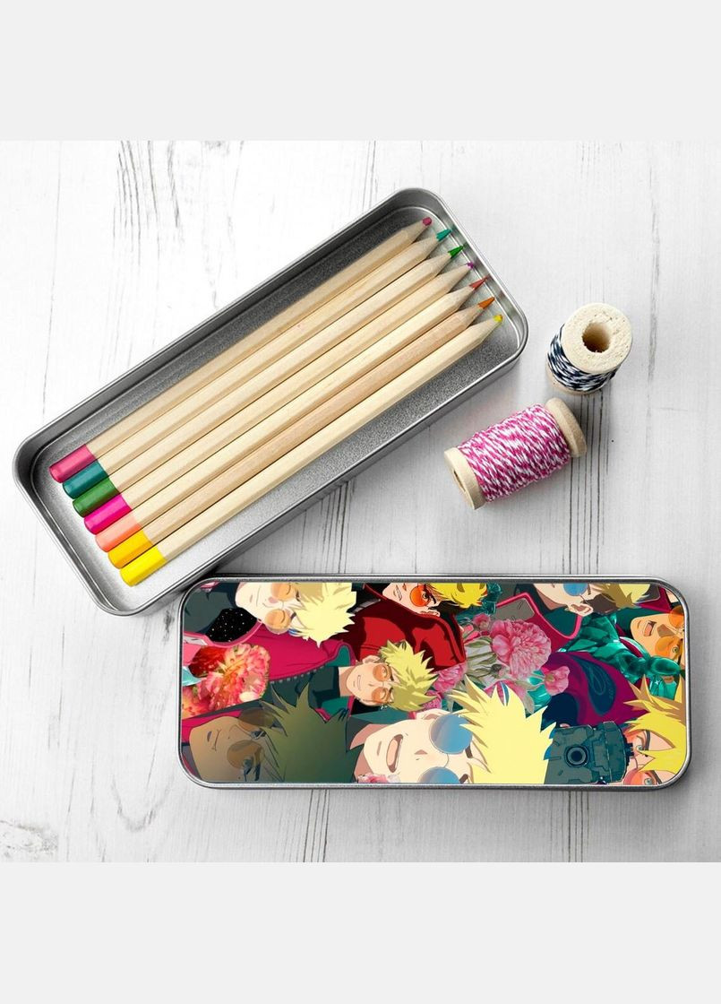 Пенал школьный для мальчика и девочки металлический Триган #013 7*18 см Silver No Brand (309151816)