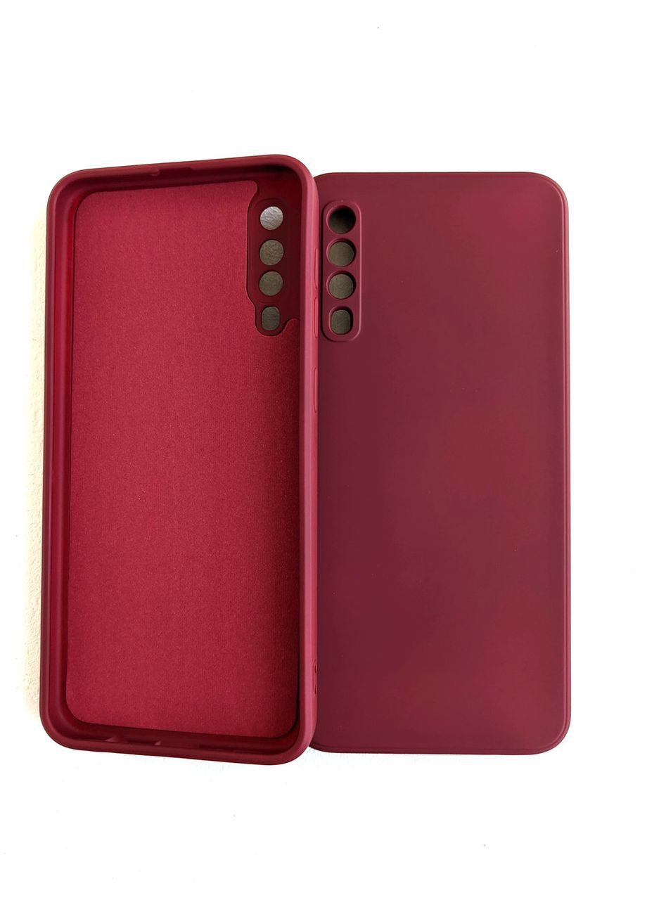 Силіконовий чохол для Samsung Galaxy A50 A505 Бордовий мікрофібра soft touch Dux Ducis (322212372)
