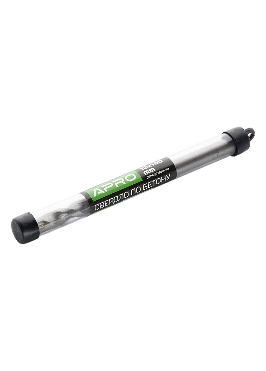 Свердло для бетону 12 мм для дриля міцне для цегли та каменю довжина 150 мм Apro (332202346)