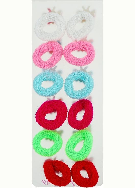 Набір дитячих гумок для волосся, Pf-444, "Бджілка" 12шт (1484284-29814691) Puffic Fashion (368622055)