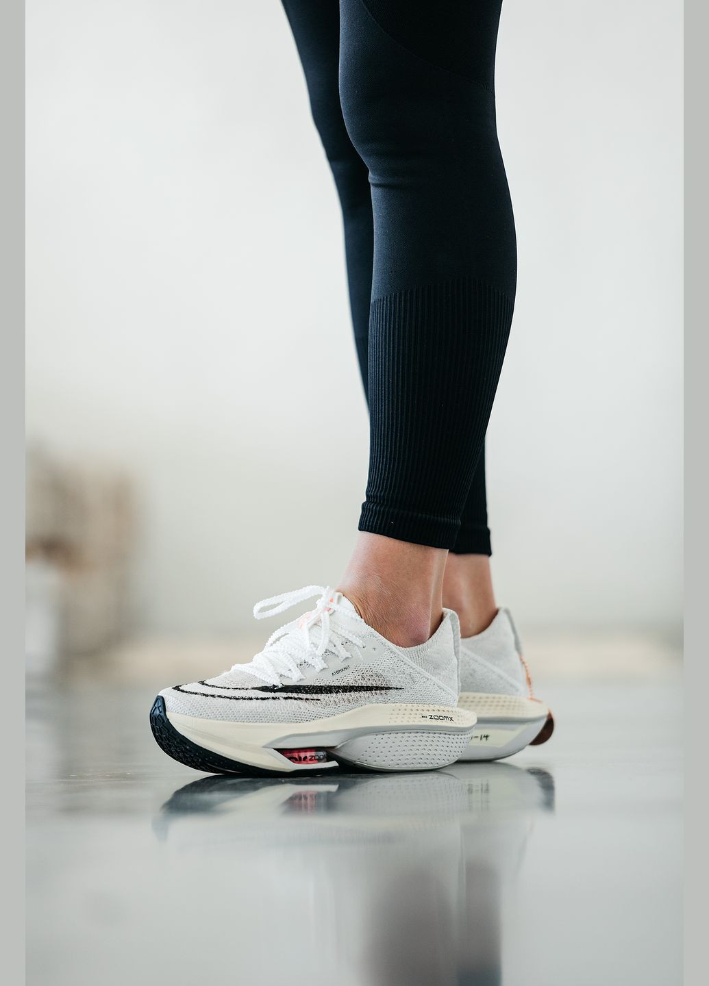 Белые всесезонные кроссовки air zoom white, вьетнам Nike Alphafly
