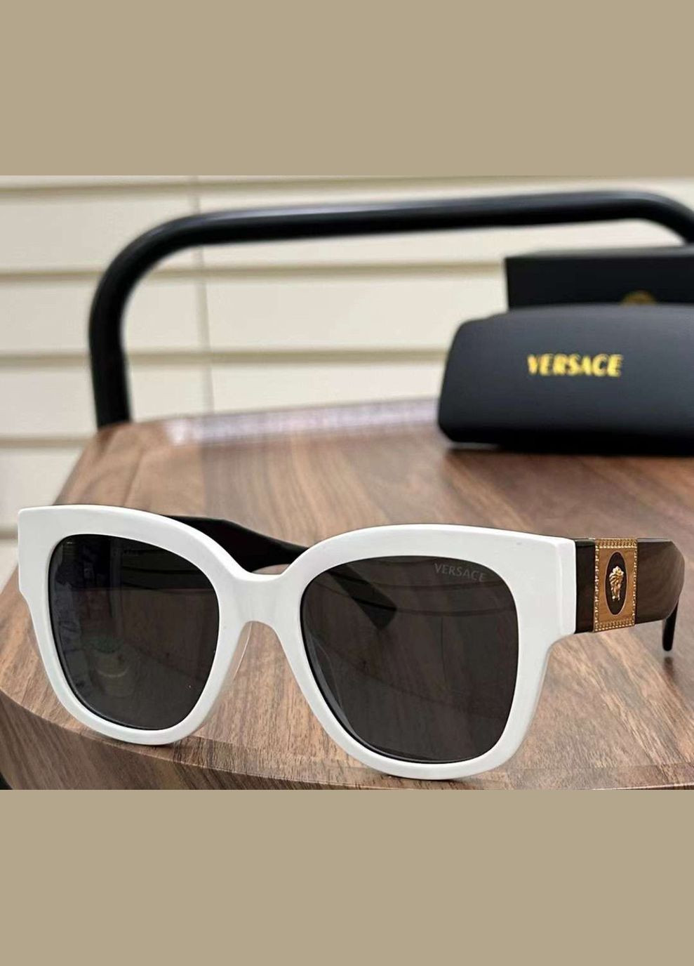 Жіночі сонцезахисні окуляри (4437) white LUX No Brand (322156750)