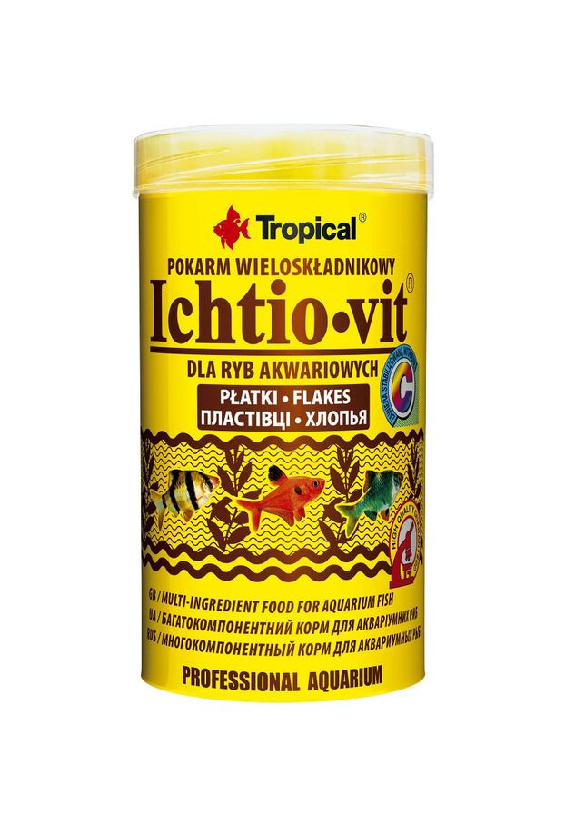 Корм для акваріумних риб пластівці IchtioVit, 250мл/50гр Tropical (292258574)