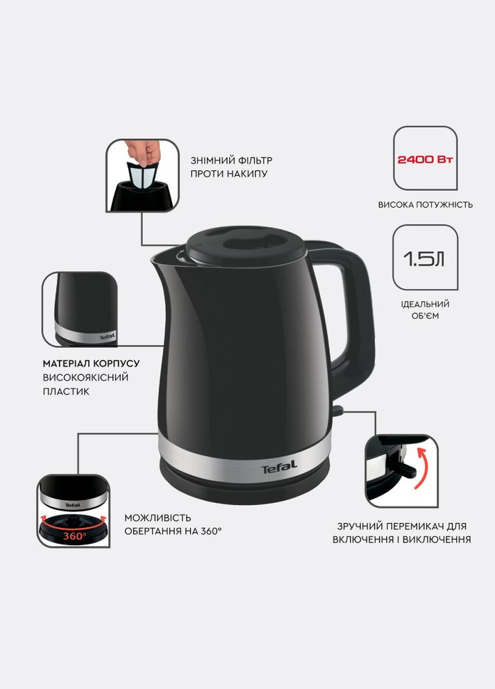 Електрочайник KO150F30 Tefal (306527781)