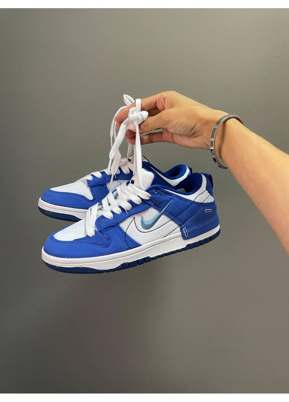 КРОСІВКИ ЖІНОЧІ NIKE SB DUNK UNIVERSITY BLUE НАЙК СБ ДАНК No Brand білі демісезони (368868721)