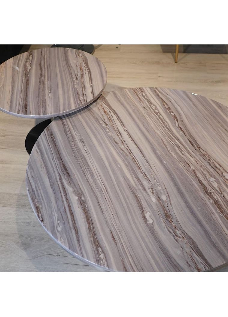 Столик журнальний круглий Онікс 60 Prestol (372178833)