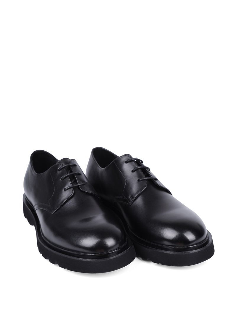 Черные мужские туфли 5010d-2-489 черная кожа Miguel Miratez