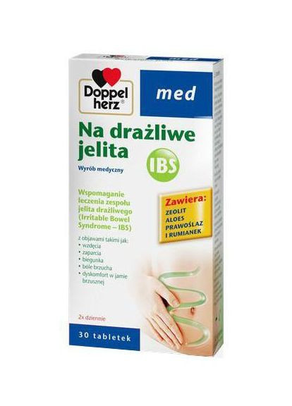 При раздраженном кишечнике, Doppelherz aktiv, 30 табл. Queisser Pharma (361135850)