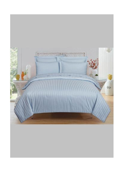 Семейный комплект Постельного белья Страйп Сатин River 200х220 SPs-5 Vital-Textile (367087642)