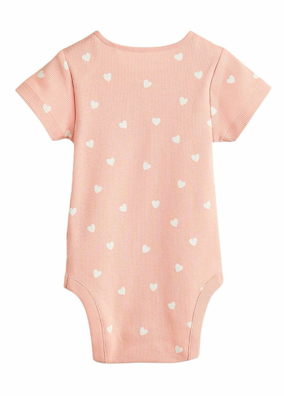 Боді з коротким рукавчиком в рубчик Next Trend (347640697)