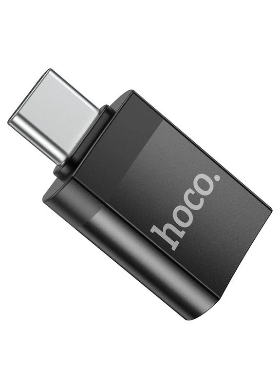 Адаптер Type-C male to USB female USB3.0 adapter Black (6931474762016) Hoco UA17 (386453221)