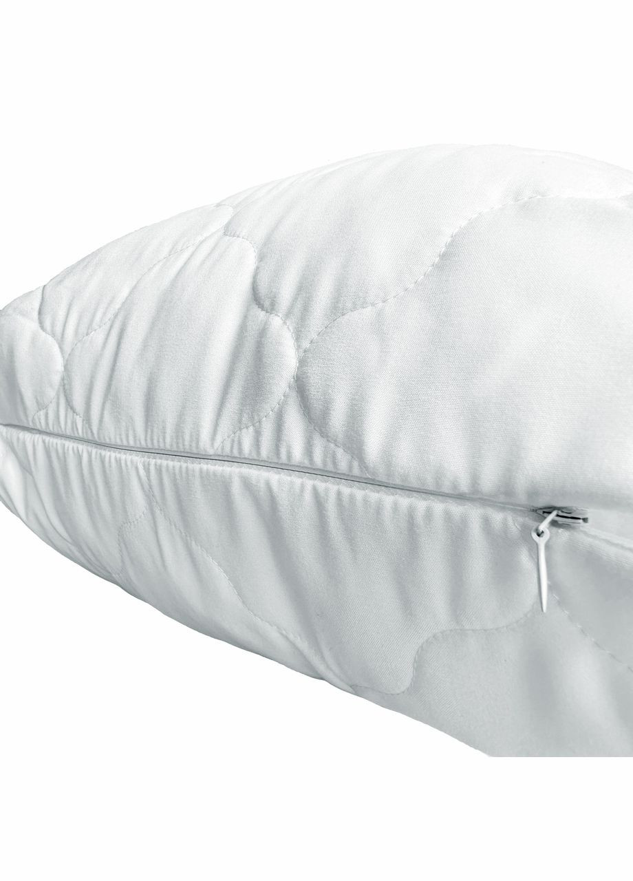 Чохол для подушки на застібці 50х70 см Білий No Brand (325864720)