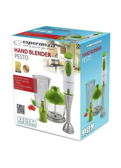 Занурювальний блендер EKM003G Pesto Esperanza (324228707)