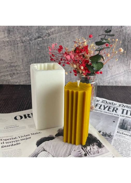 Форма для свічок - Рифлена призма 5Candles (328294780)