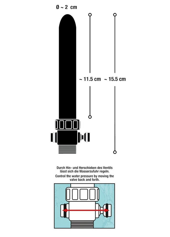 Анальний душ - Total Splash Intim Dusche Orion (338617975)