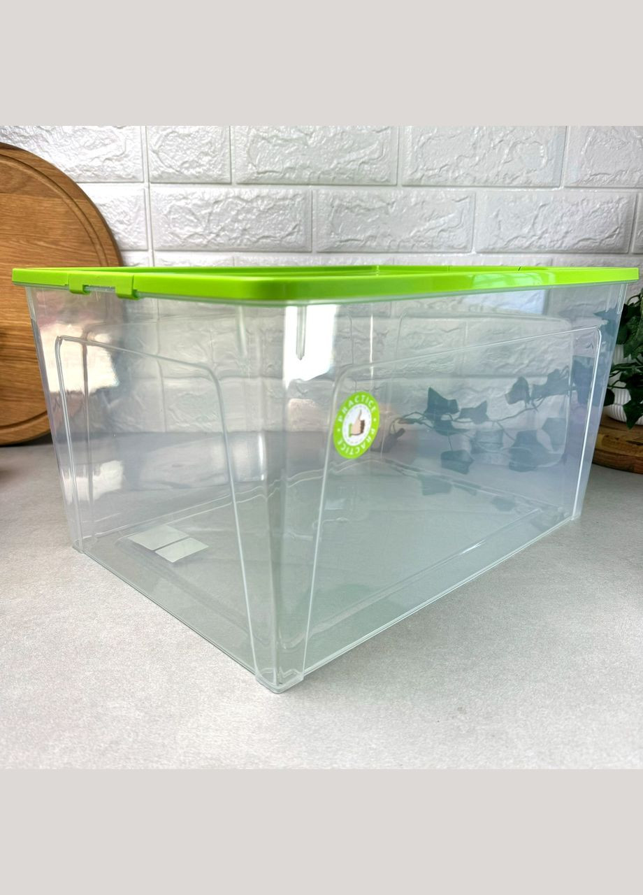 Великий контейнер із кришкою для зберігання 18 л Smart Box Алеана (303209713)