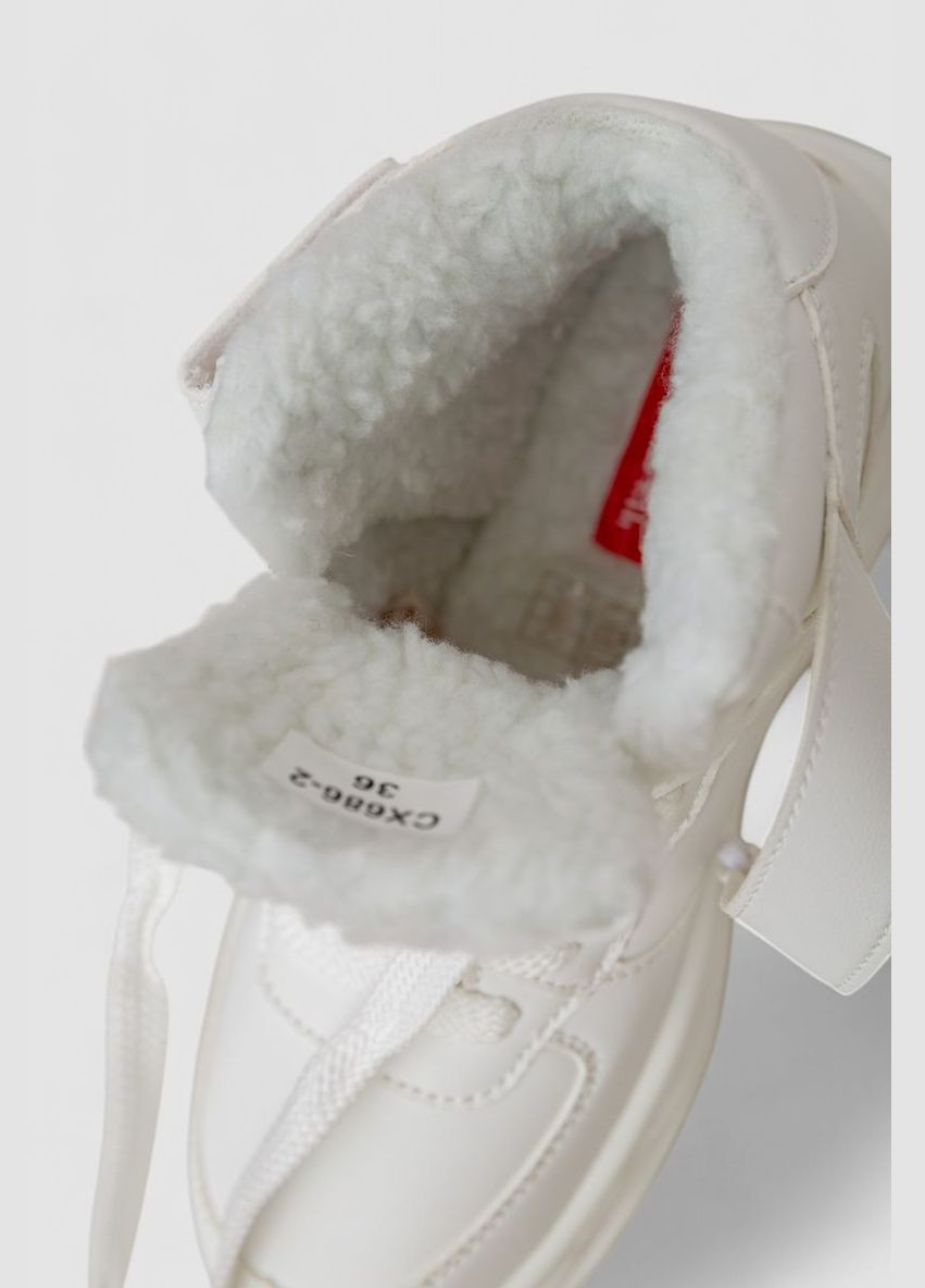Кросівки жіночі зимові на хутрі Ager 248RCX686 білі демісезони (340052150)