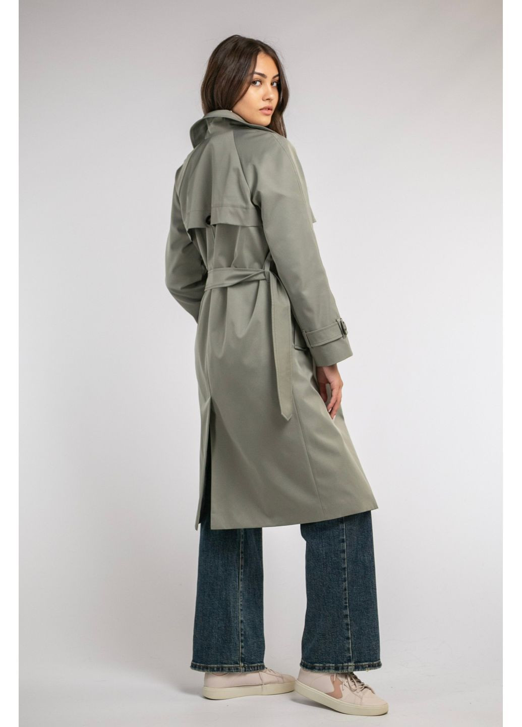 Тренч С61 CHICLY на гудзиках (362664102)