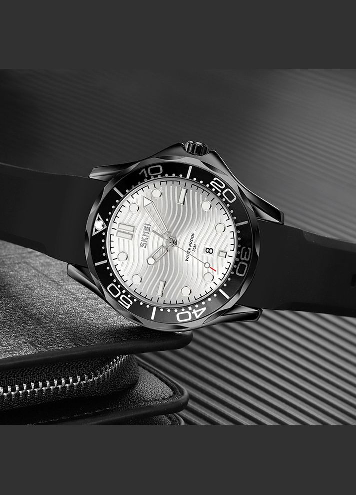 9276PBKSI Black-Silver Silicone strap SALE Skmei (324088611)