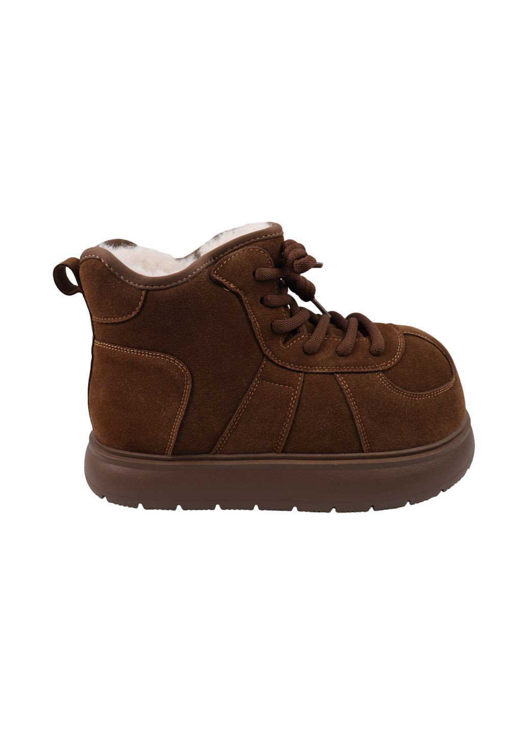 Черевики жіночі коричневі натуральна замша FARINNI 1005-26ZHS (365443617)