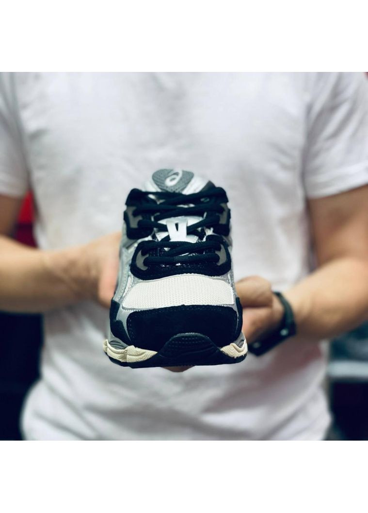 КРОССОВКИ ЖЕНСКИЕ ASICS GEL-1090 WHITE BLACK GREY АСИКС ГЕЛЬ 1090 No Brand серые демисезоны (367167691)