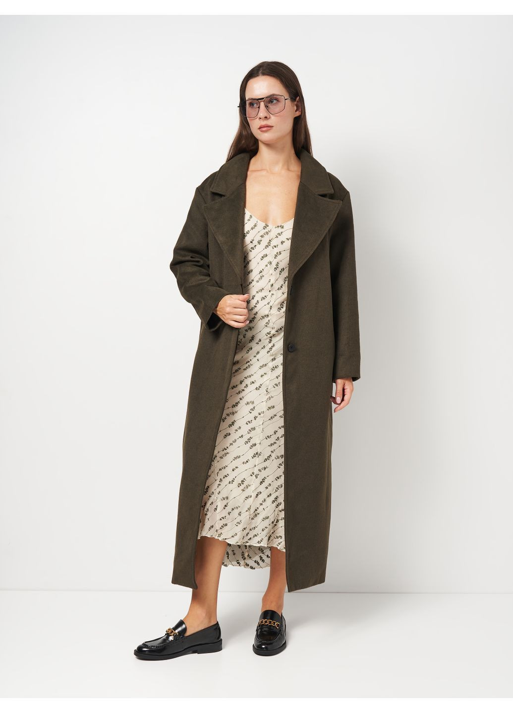 Оливкове (хакі) зимнє Пальто George