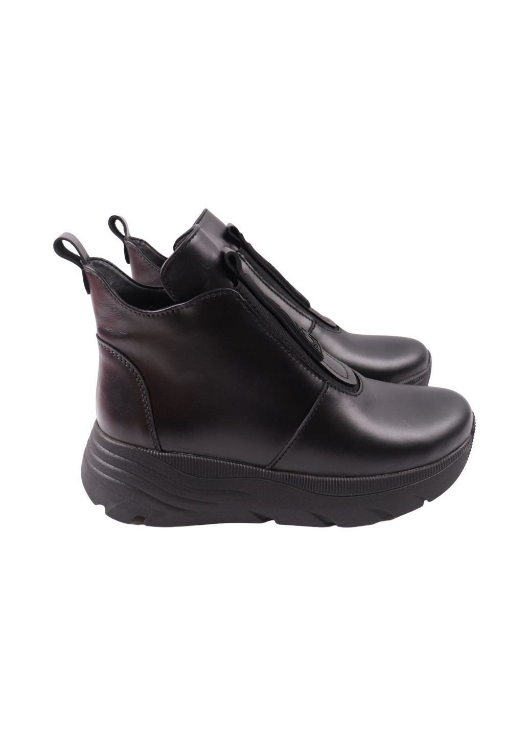 ботинки женские черные натуральная кожа R&Y