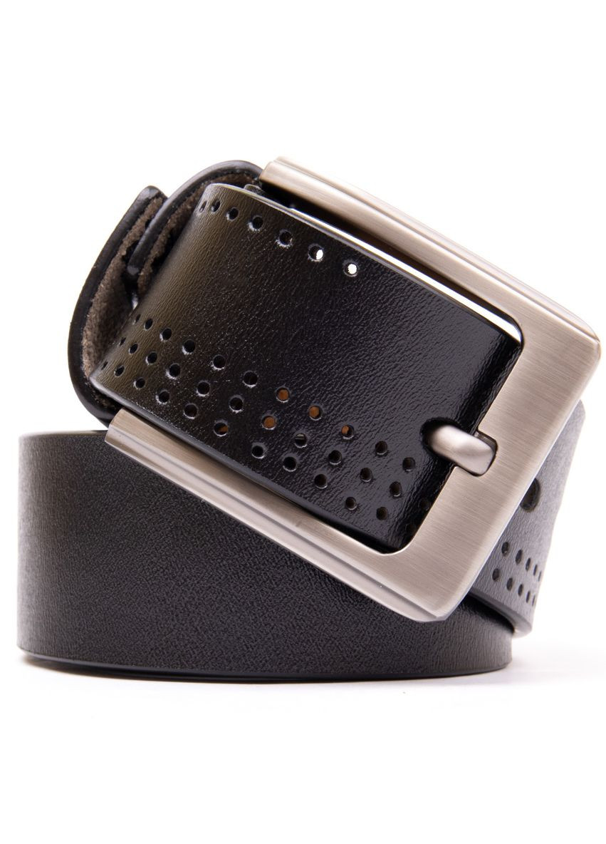 Ремінь з дірками чоловічий 20383 Чорний Vintage (357207693)