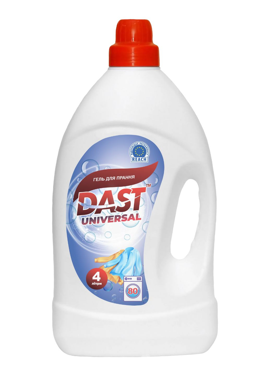 Гель універсальний для прання кольорових та білих тканин ТМ «», Universal 4 кг DAST гель (284721871)