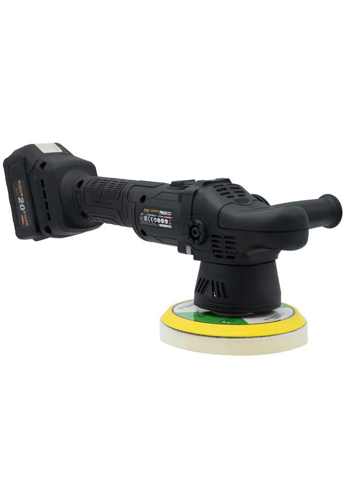 Полировальная машина PM20 — 1500–5000 об/мин, эксцентрик 15 мм, 150 мм диск ProCraft (372295991)