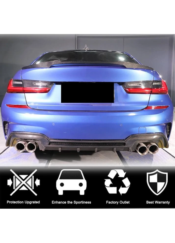 Спойлер M4-Style V1 (для G20/G80, Карбон) для 3 серія G20/G21 2018- рр BMW (392722140)